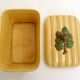 Boite barbotine Panier de noisettes Gien 1960'