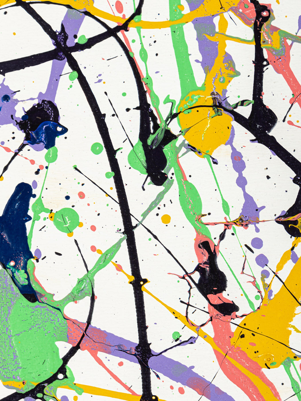 Dop of Color, Acrylique sur toile, 70 x 73 cm