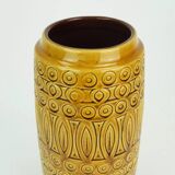 scheurich mid century VASE 1960s decor hellas ochre glaze model 264-30
