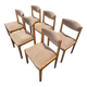 Set of 6 Self chairs in wood – 80s/90s