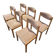 Set of 6 Self chairs in wood – 80s/90s