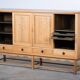 Brutalist Oak Sideboard attributed to Henning Kjærnulf, Denmark, 1960s