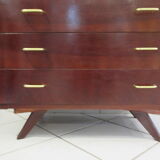 Chest of drawers  vintage compass 1970 feet