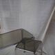 Chrome metal coffee table set
