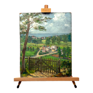 huile sur panneau