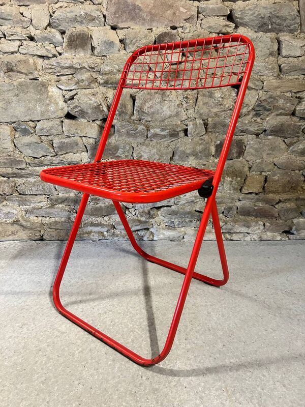 Chaise pliante Talin vintage 1980