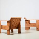 Pair of Crate Chairs 1970s