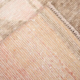 3x12 geometric neutral turkish runner rug, 379x91cm