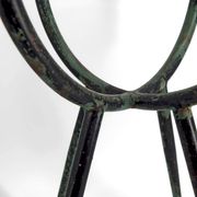 Patinated metal gueridon – Italy, 1960s