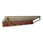 Scandinavian coat rack with shelf