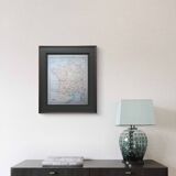 Imprimée en 1896, la France et ses départements.