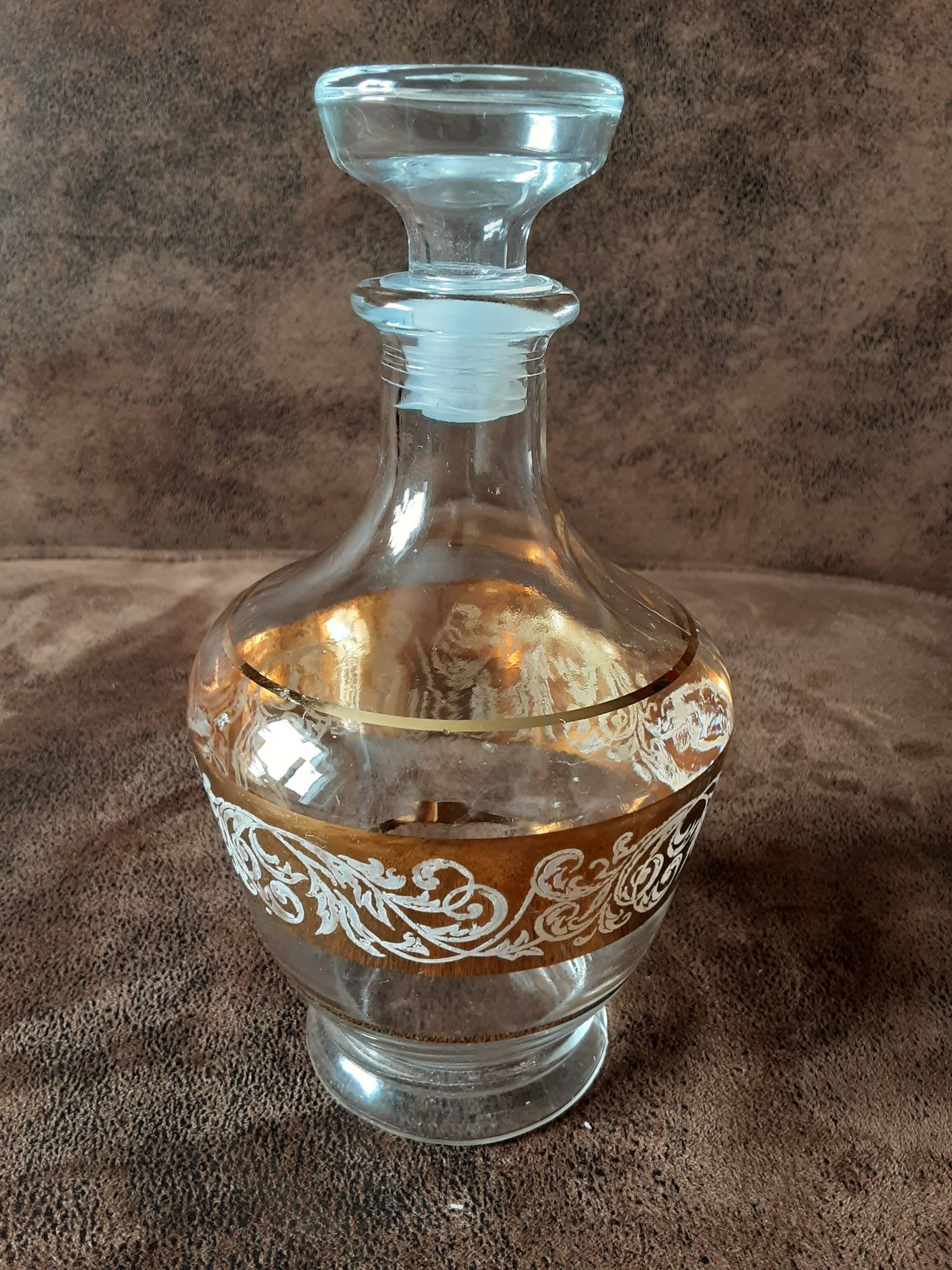 Vintage liqueur glass carafe