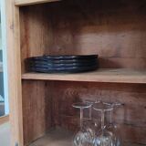 Vintage wooden wardrobe - 1 door