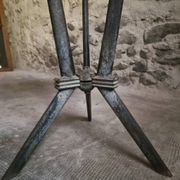 Table bistrot Art déco française REX avec plateau en bakélite, vers 1930