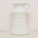 vintage white West Germany can vase Jasba