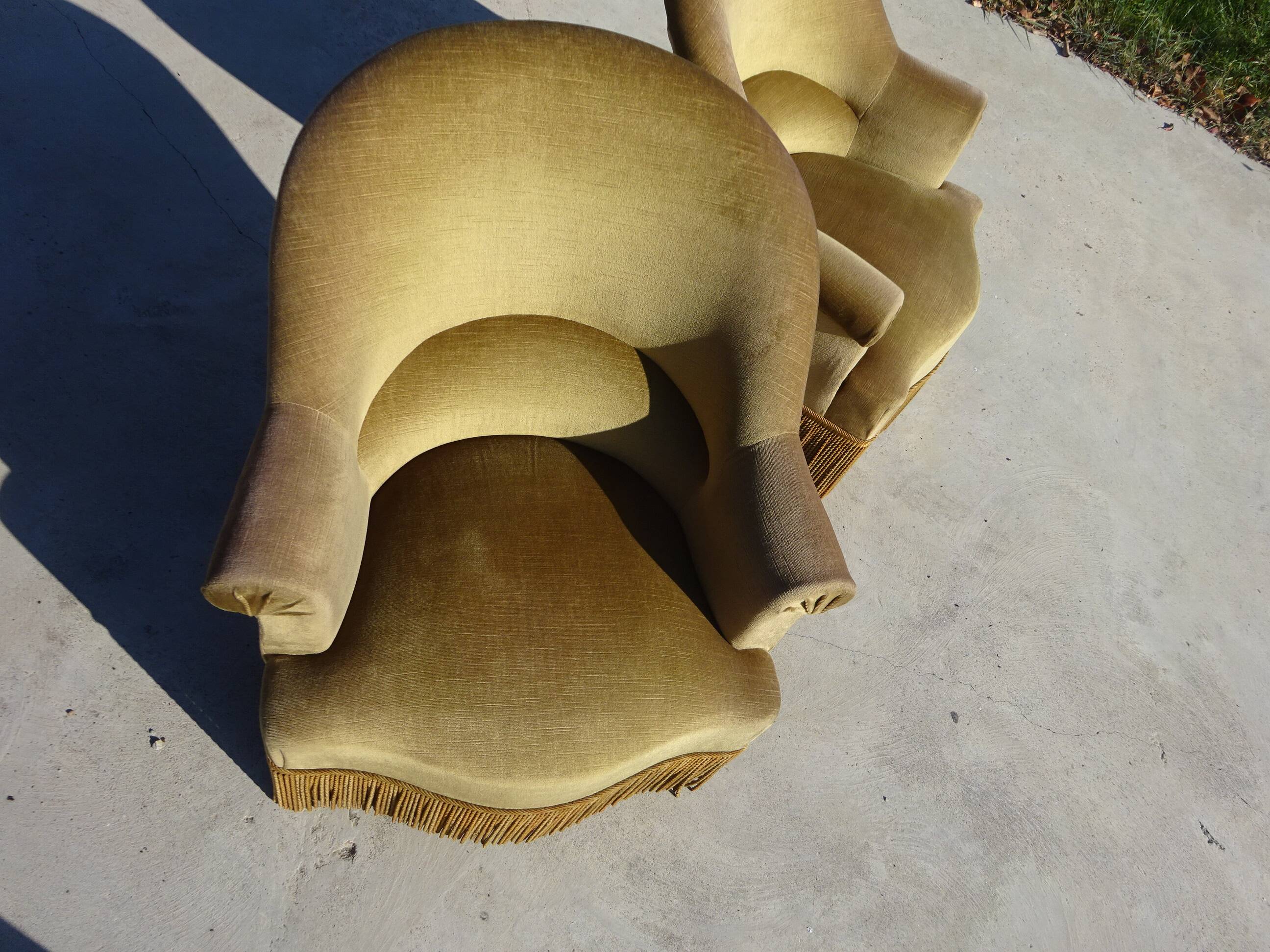 Fauteuils crapauds des années 1950s, les 2