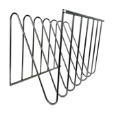 Porte revue en metal chromé