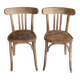 Pair of bistro chairs