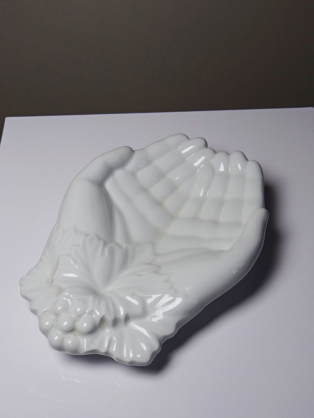 Hand tray by Georges Sand after Cocteau GDA Limoges unsigned.