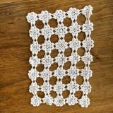1 crochet doily, rectangular, old vintage