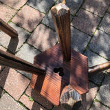 Brutalist chairs and stool