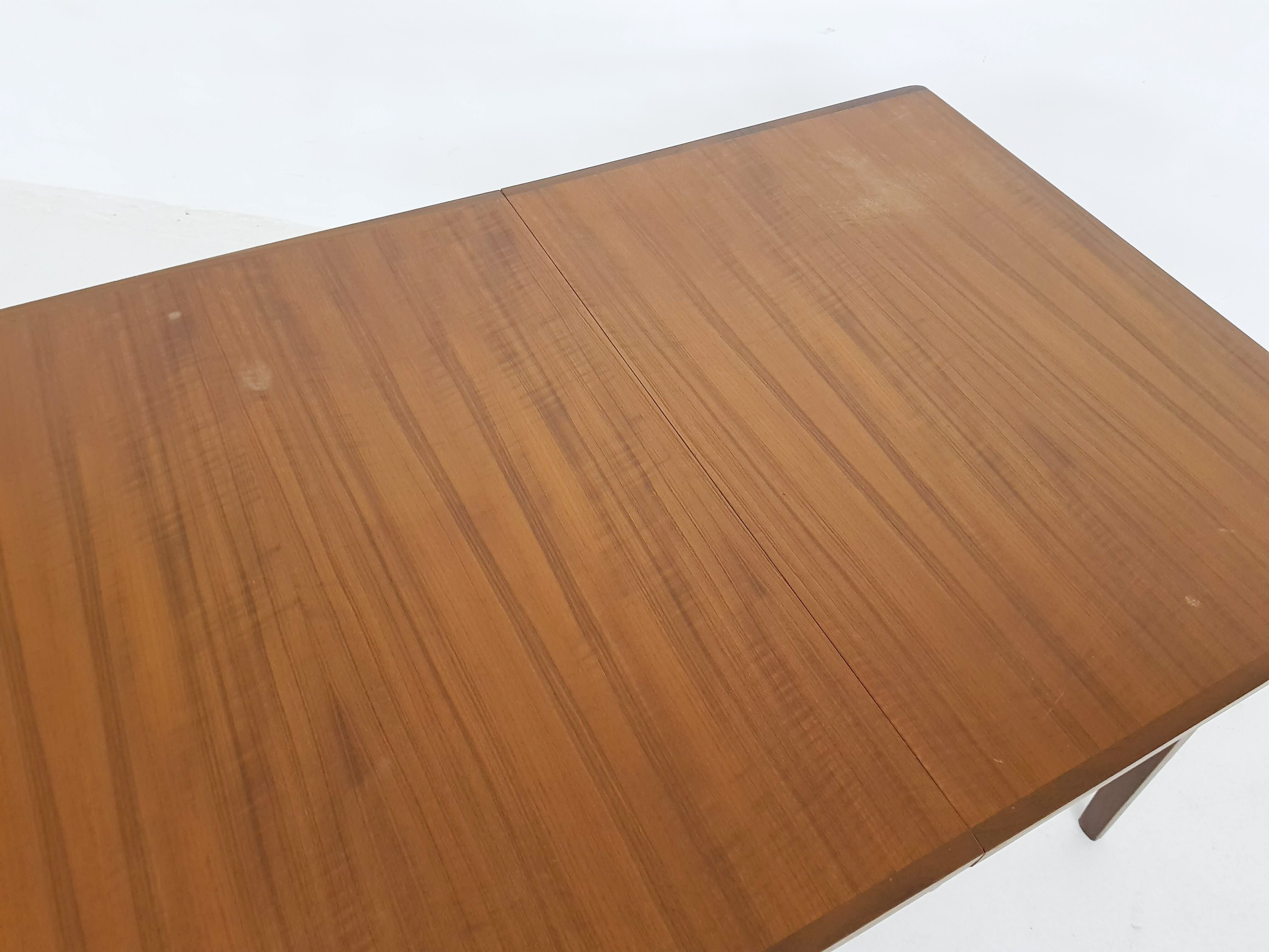 Vintage teak extendable dining table, The Netherlands 1960’s