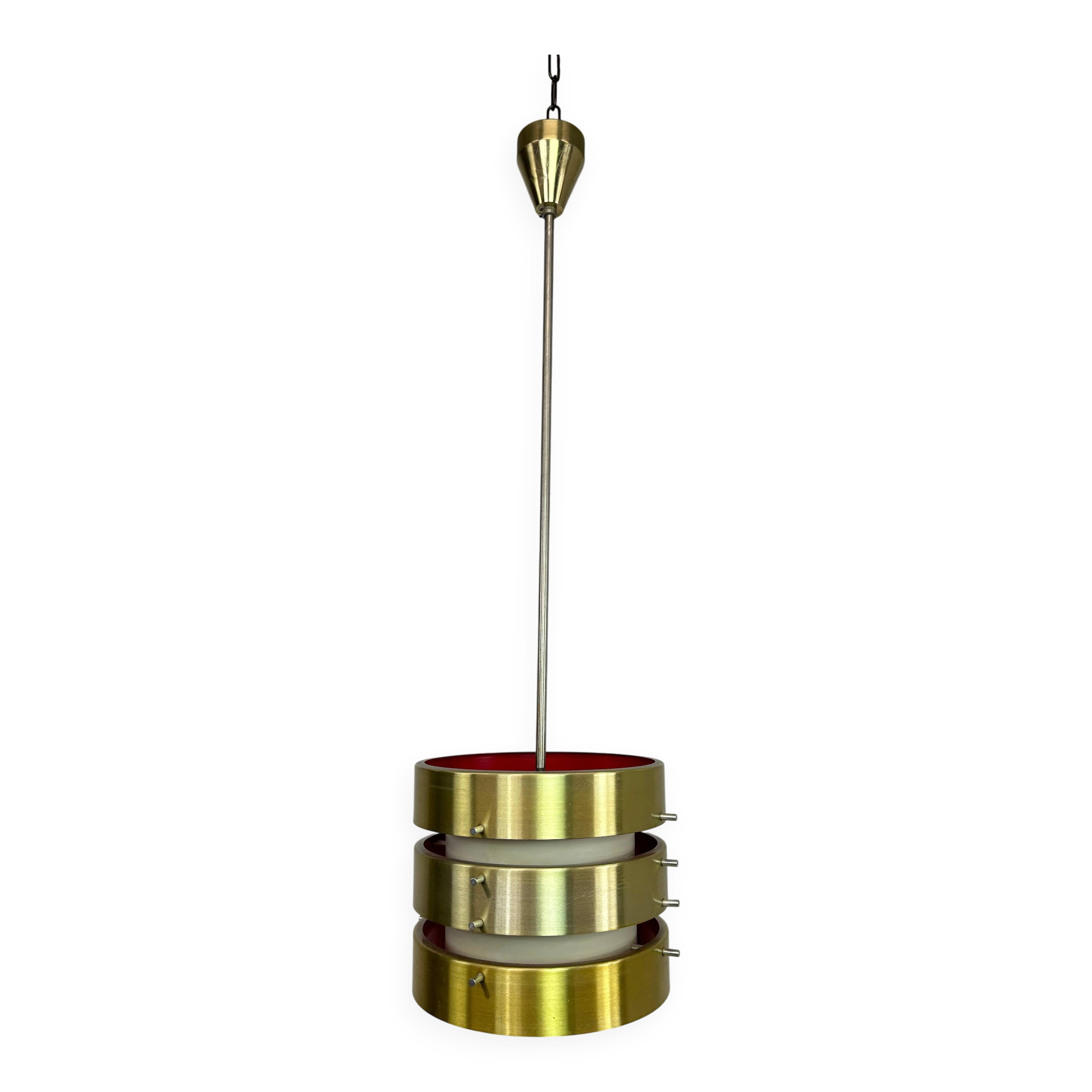 Mid-century modern pendant lamp by VEB Leuchten