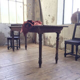 Antique farm table