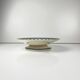 Low fruit bowl in blue iron earth, Jules Etienne, Paris, 19th century.
