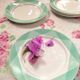 5 retro plates in Badonviller earthenware