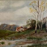 Tableau HST Marine post-impressionist