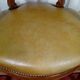 Restaurant desk - Louis Philippe walnut and leather 19th