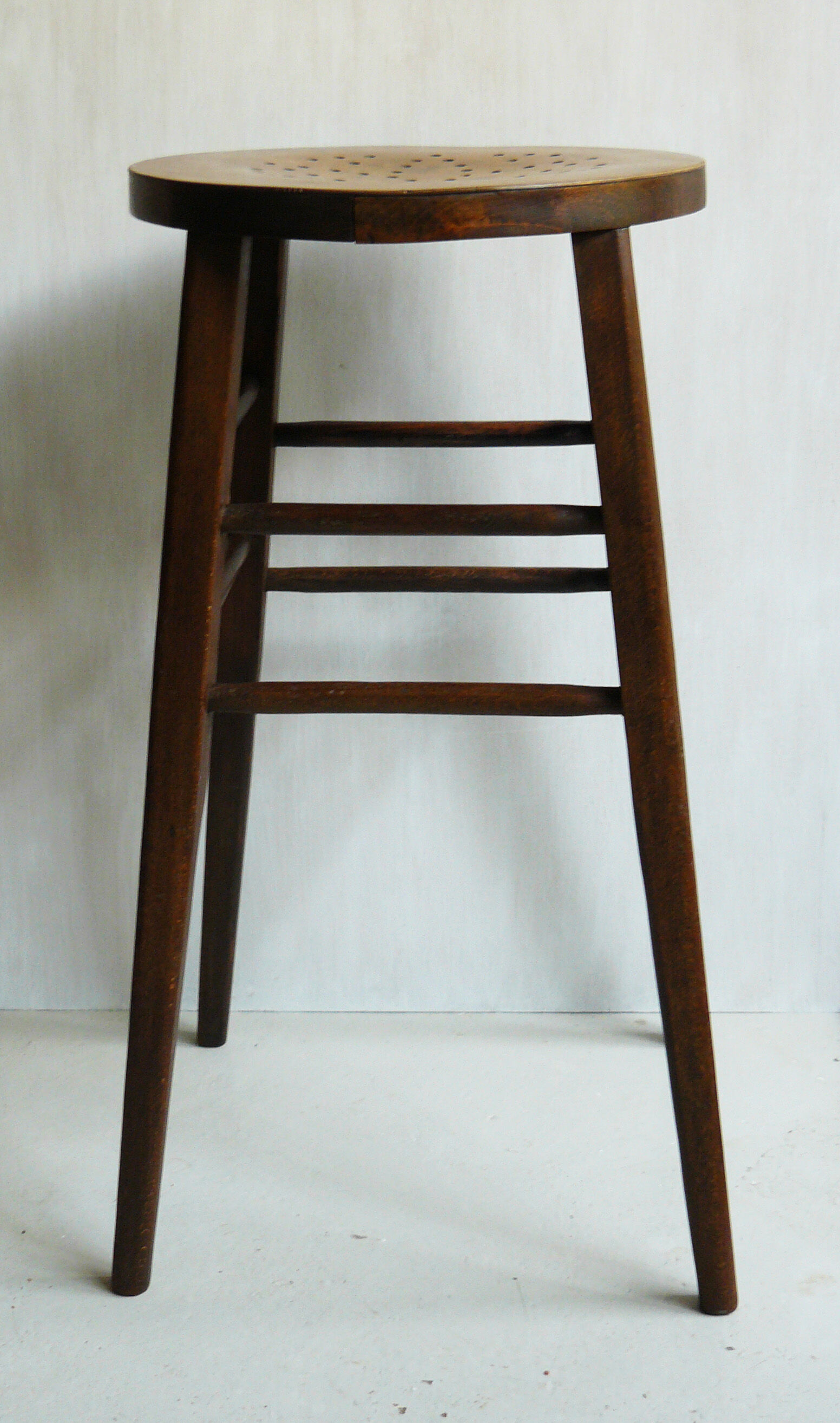 Architect's stool high in wood