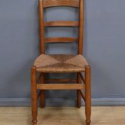 Paire de chaises paillées en merisier – fin XIXe