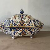 Desvres old Rouen faience plate