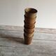 Series of 6 sandstone cups
