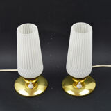 A pair of bedside lamps, 1970s