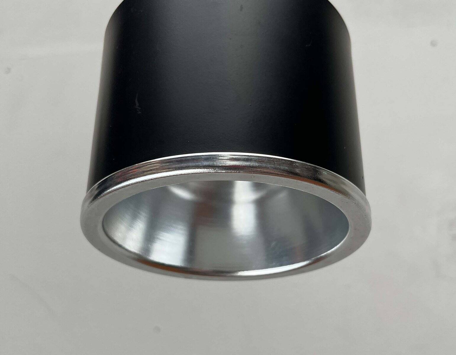 Mid-century minimalist Dutch suspensions attributed to Louis Kalff for Philips, 1950s, set of 4.