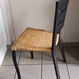 Chaise en corde italienne dans l'esprit Spinetto, Gio Ponti
