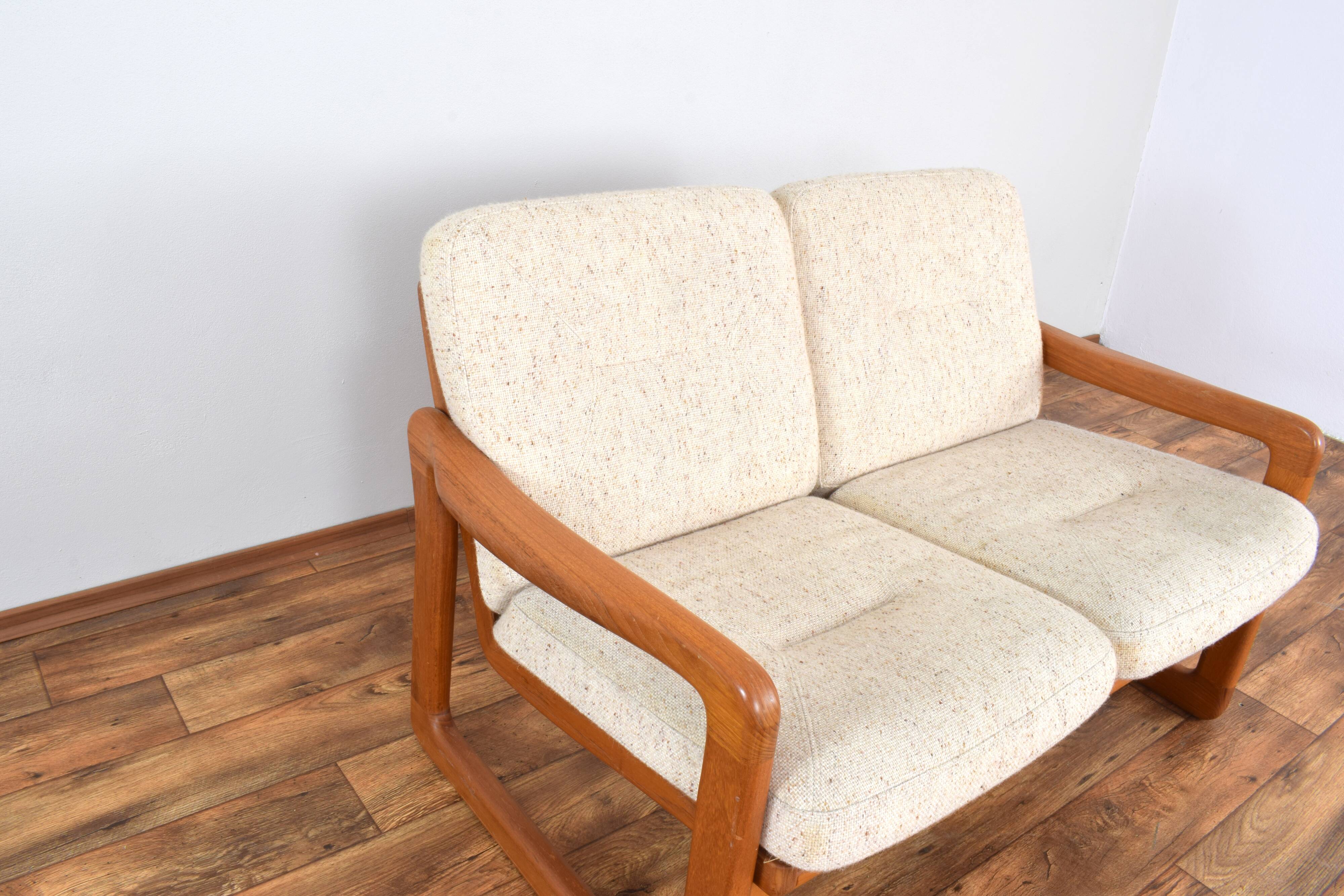Mid-Century Danish Teak Sofa from Poul Jeppesen, 1970s.