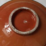 Vintage Moroccan ceramic yellow dish 33 cm