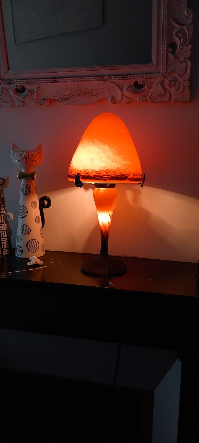 Cochelin France glass paste lamp