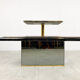 Vintage hidden bar coffee table by Fedam, 1980s