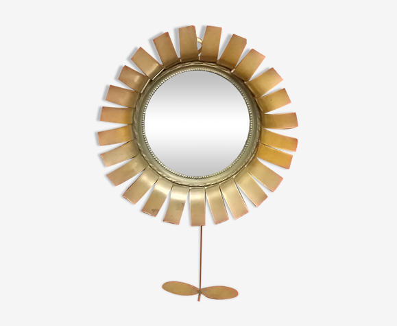 Miroir en cuivre du créateur français jean vinay | Selency