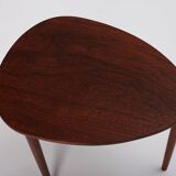 Set of Three Nesting Tables by Beder Trædrejeri, Denmark 1960s