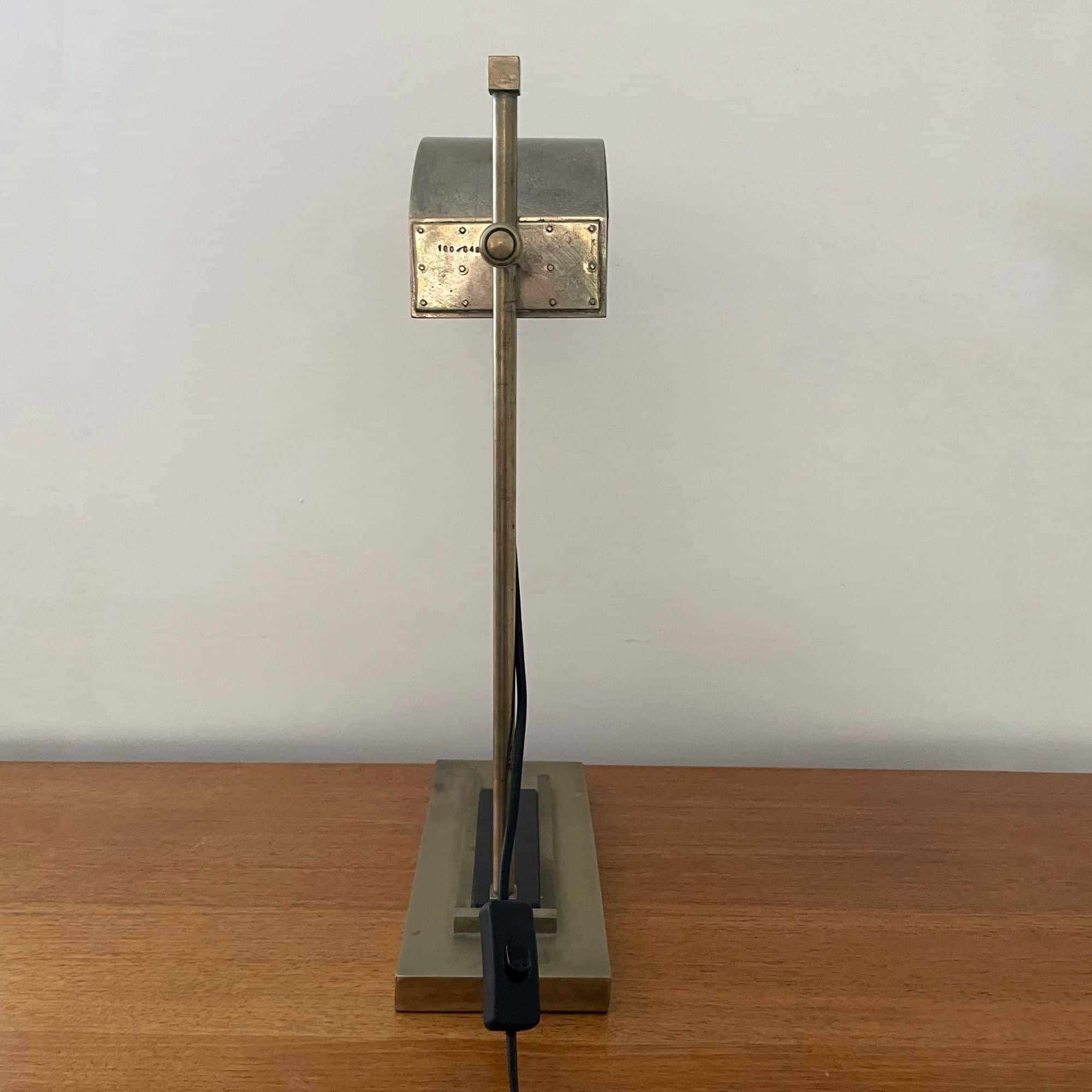 Bauhaus desk lamp, design Marcel Breuer for the Paris Exhibition, 1925