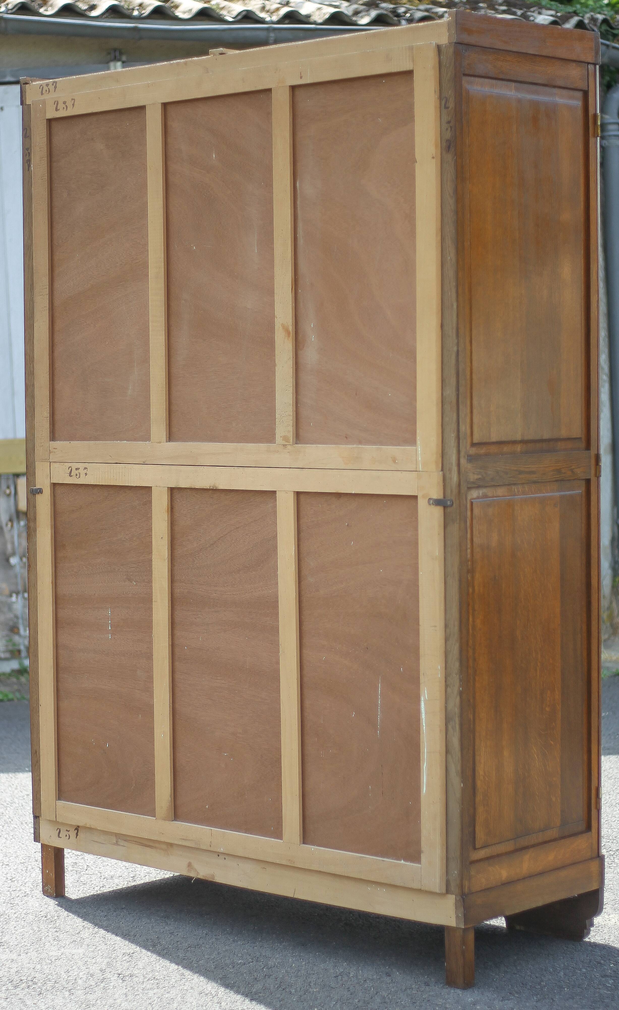 Art deco cabinet, wooden cabinet, vintage storage unit