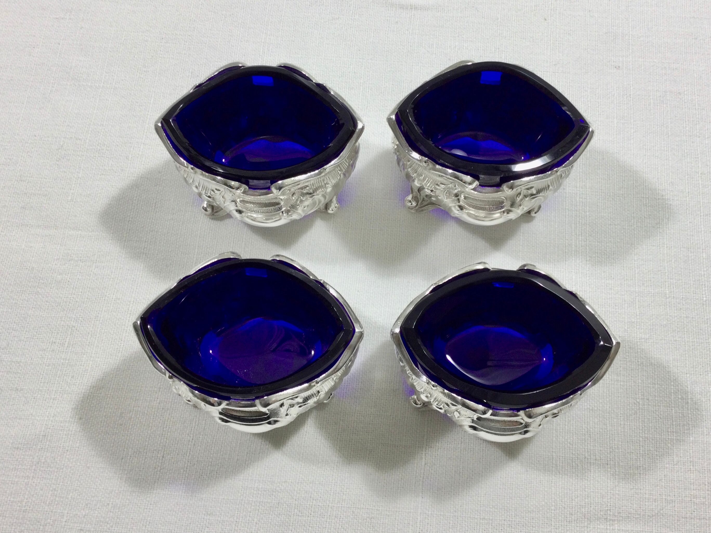 Baccarat And Armand Fresnais - Set Of 4 Salerons