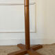 Pine coat rack with 10 hooks, 1970s.