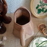 Hexagonal pitcher in morvan flamed sandstone - vintage